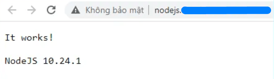 hướng dẫn cách chạy nodejs trên hosting nhanh chóng 8
