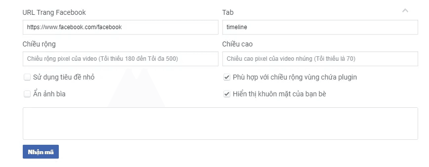hướng dẫn cách chèn fanpage vào wordpress 2