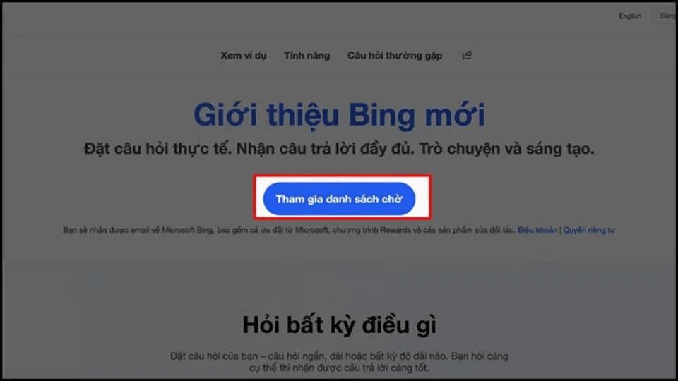 hướng dẫn cách đăng ký tài khoản bing ai 2