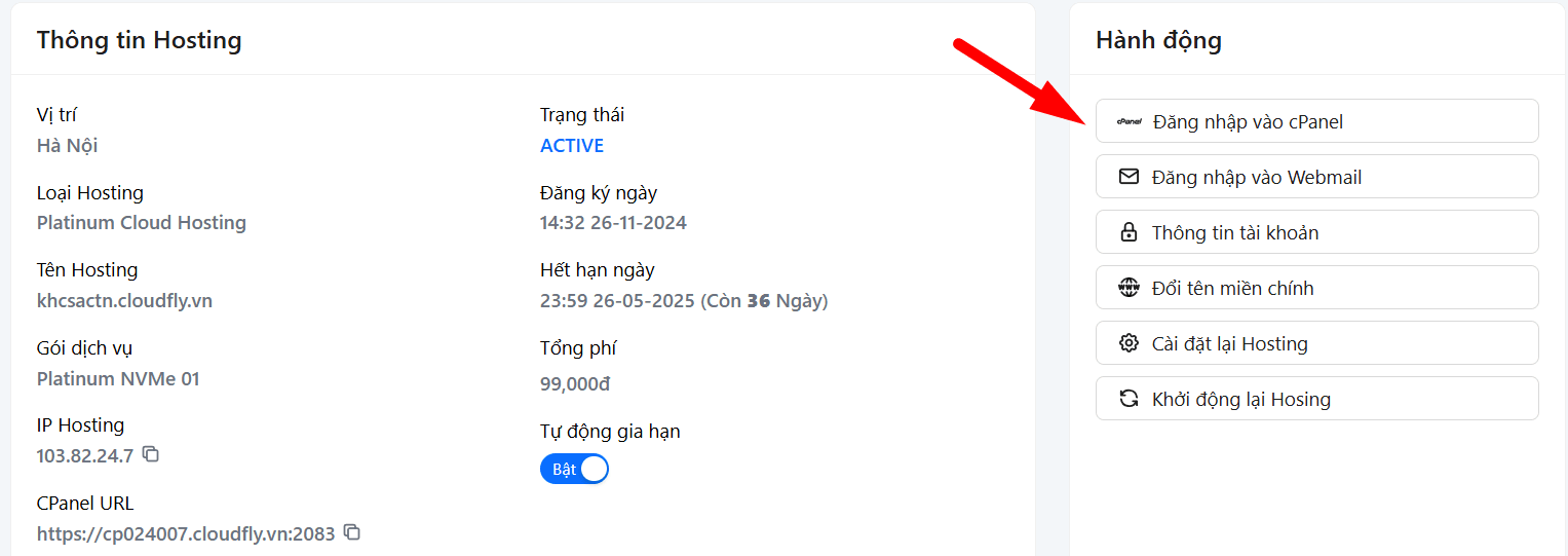 hướng dẫn cách sử dụng user manager trong cpanel 1