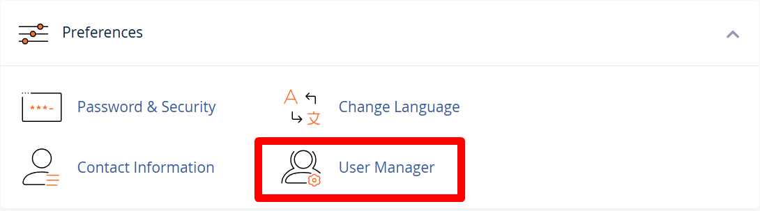 hướng dẫn cách sử dụng user manager trong cpanel 2