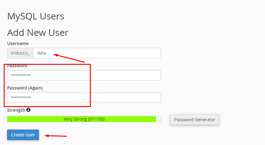 hướng dẫn cách tạo database trên hosting linux 3