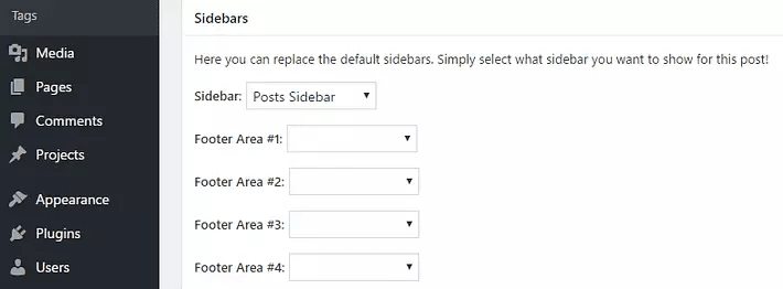 hướng dẫn cách thêm sidebar cho wordpress 4