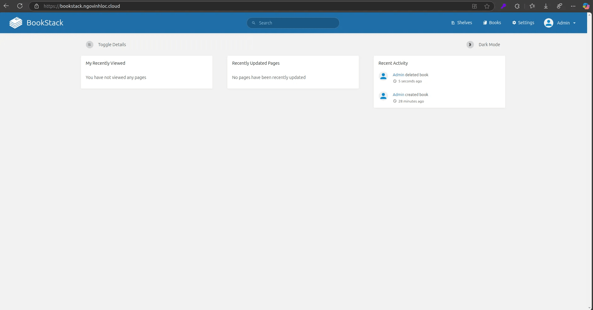 hướng dẫn cài đặt bookstack trên cpanel 17