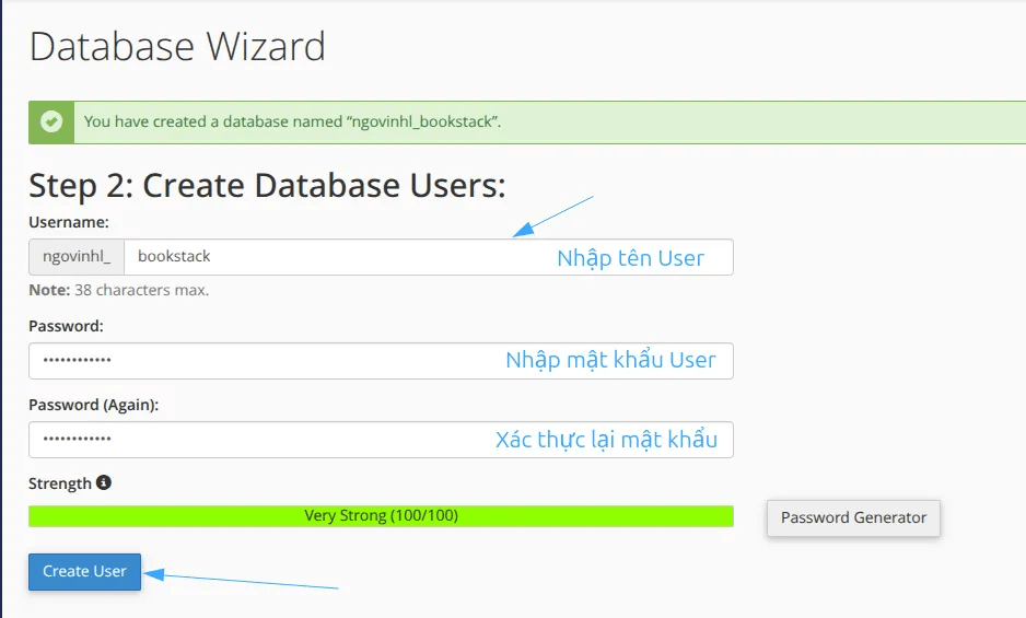 hướng dẫn cài đặt bookstack trên cpanel 4