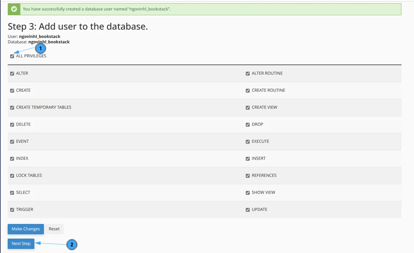 hướng dẫn cài đặt bookstack trên cpanel 5