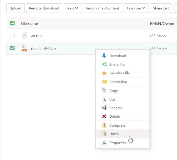 hướng dẫn chuyển dữ liệu wordpress về aapanel 2