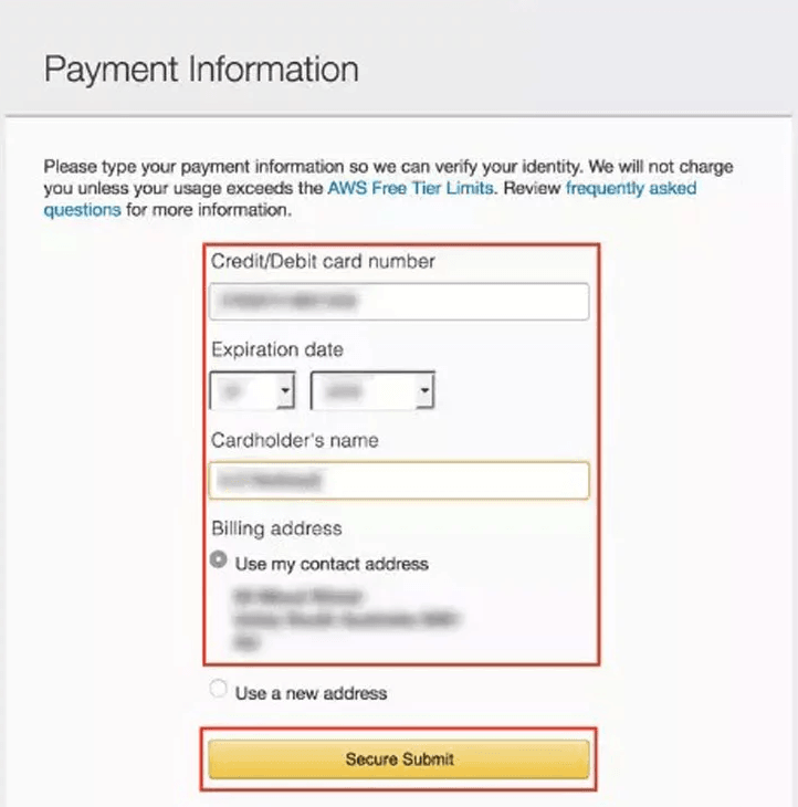 hướng dẫn đăng ký tài khoản amazon vps hosting 4