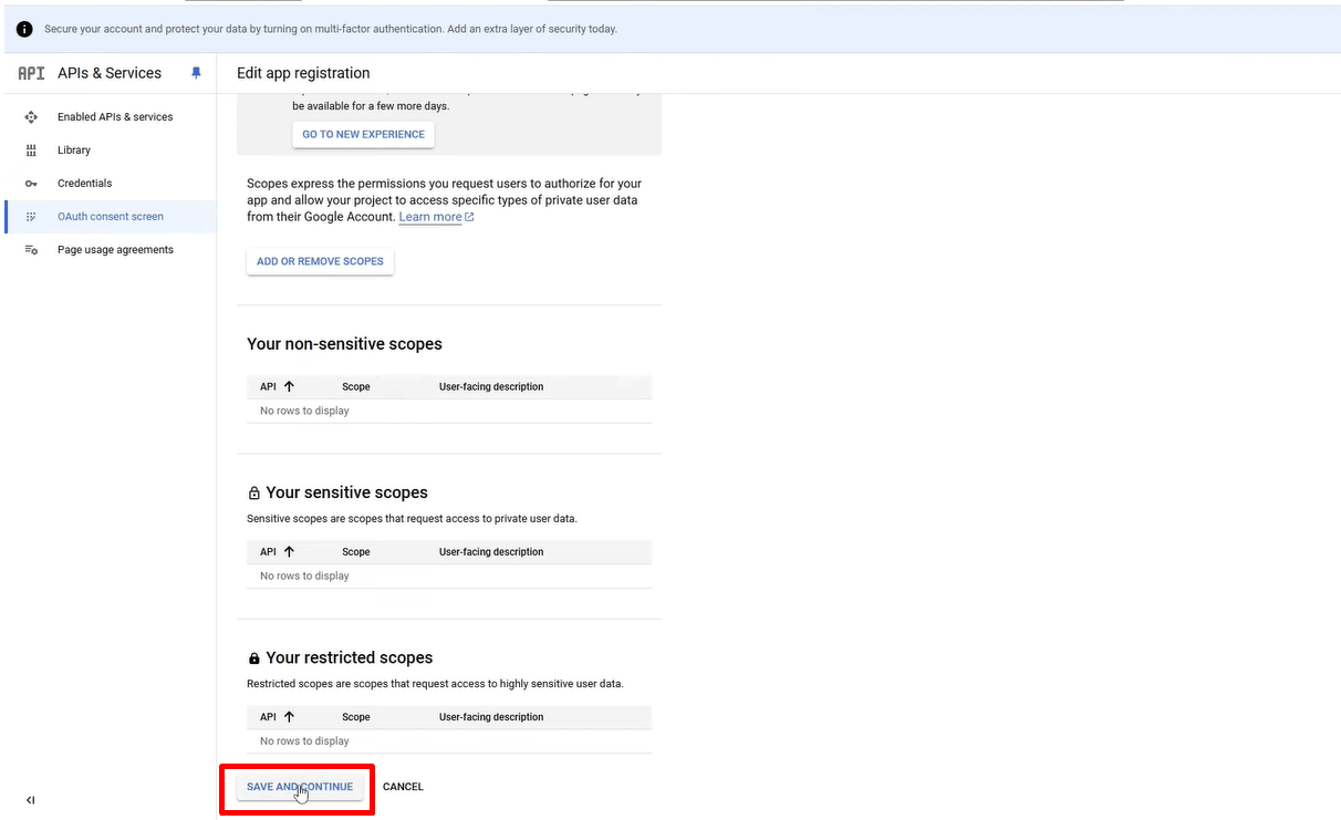 hướng dẫn kết nối n8n đến google cloud apis 11