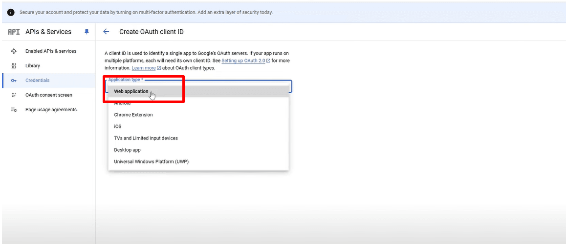 hướng dẫn kết nối n8n đến google cloud apis 17
