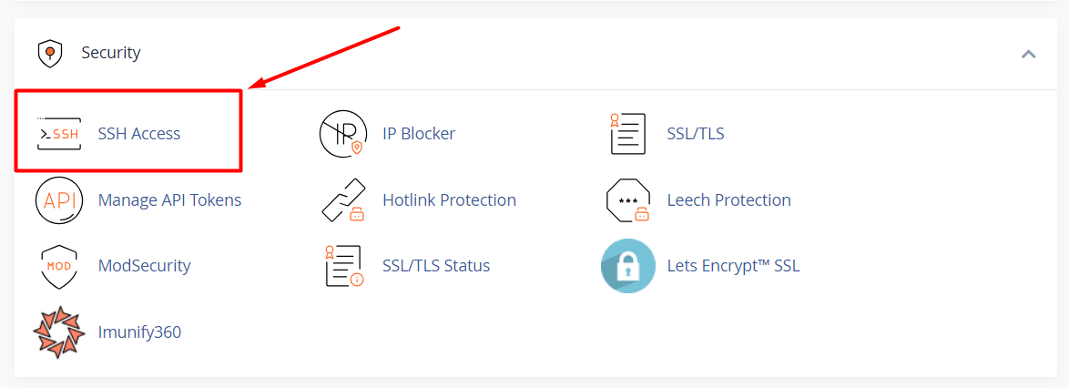 hướng dẫn kích hoạt sshshell access trong cpanel 1