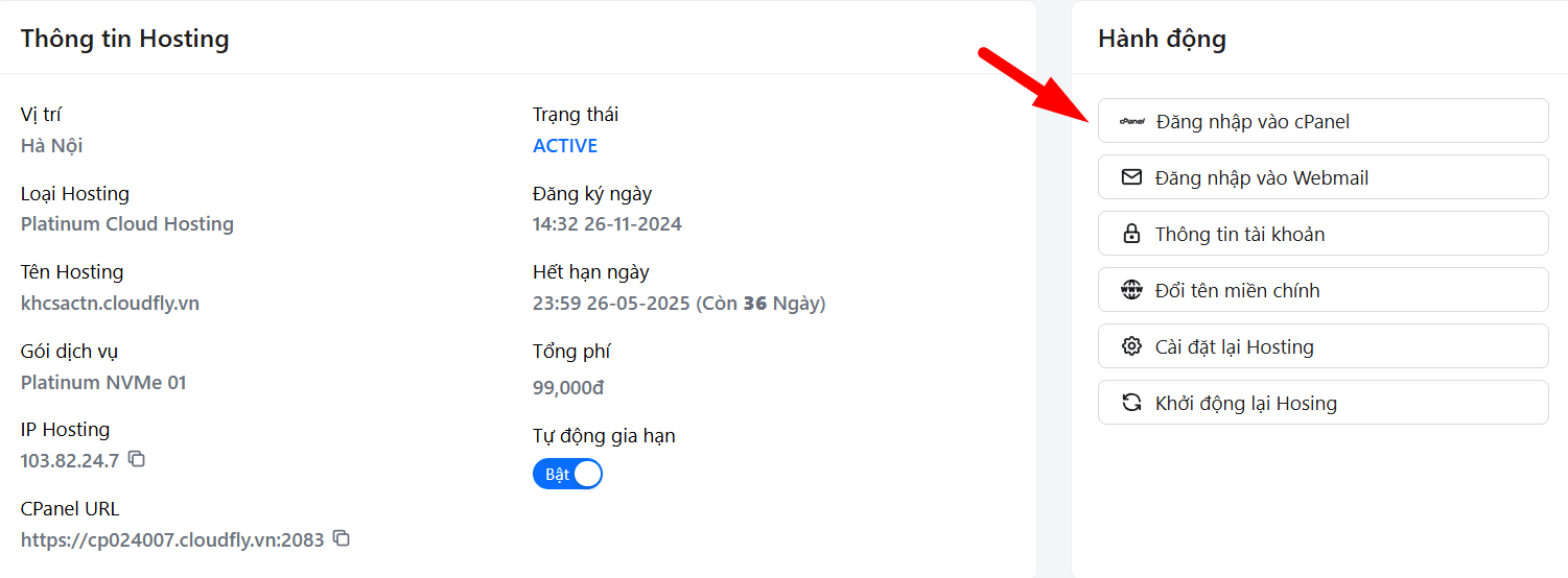 hướng dẫn sử dụng git trên cpanel hosting chi tiết 1