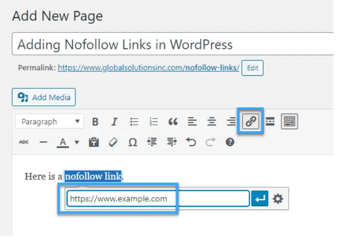 hướng dẫn sử dụng link nofollow trên website wordpress 1