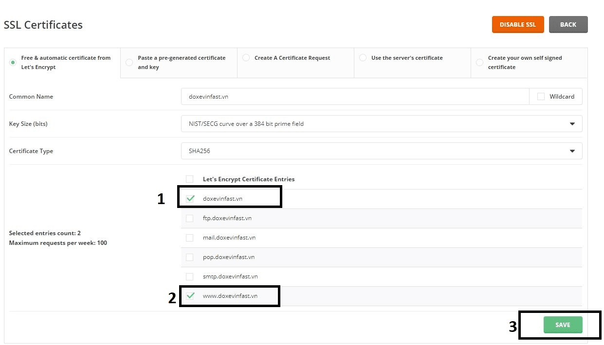 hướng dẫn tạo chứng chỉ ssl miễn phí với lets encrypt 3