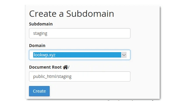hướng dẫn tạo staging wordpress trên cpanel 3
