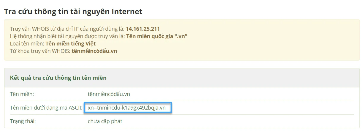 hướng dẫn thêm tên miền có dấu vào hosting cpanel 3