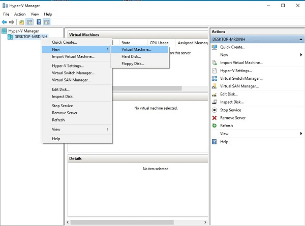hướng dẫn triển khai hyperv 2