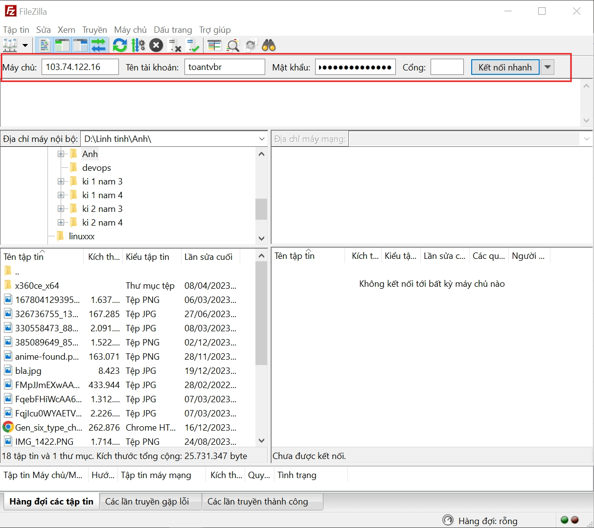 hướng dẫn upload dữ liệu lên hosting bằng filezilla 3