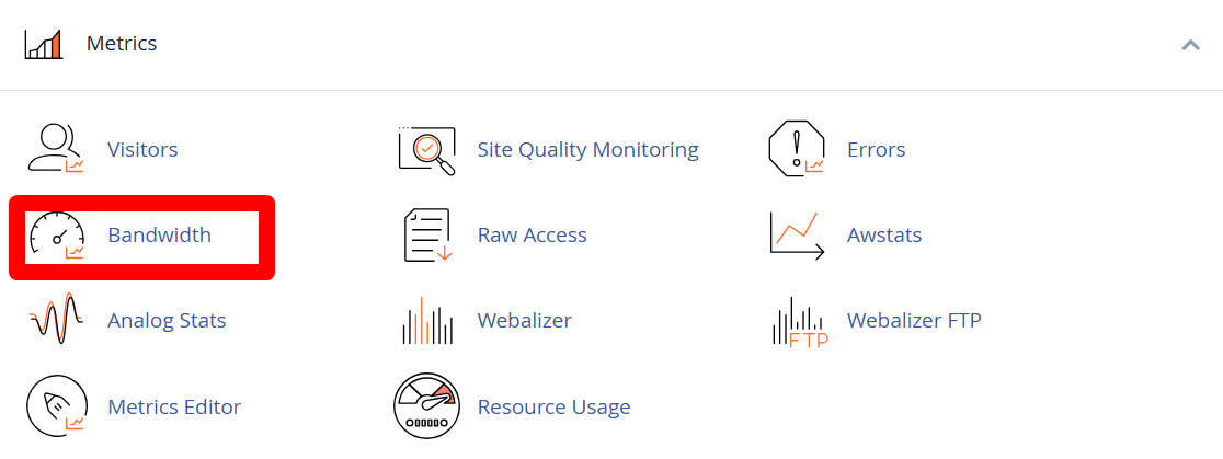 hướng dẫn xem băng thông sử dụng trên cpanel hosting 1