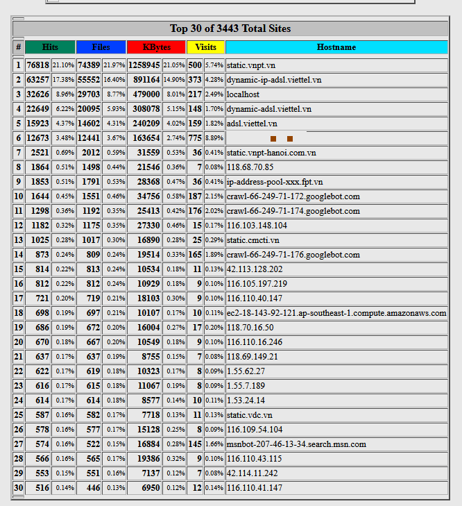 hướng dẫn xem biểu đồ webalizer trên cpanel hosting chi tiết 10