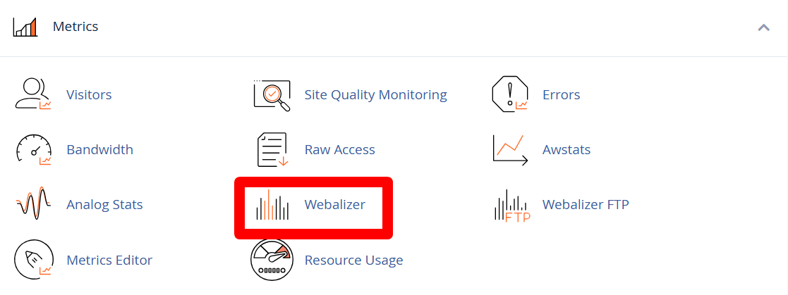 hướng dẫn xem biểu đồ webalizer trên cpanel hosting chi tiết 1
