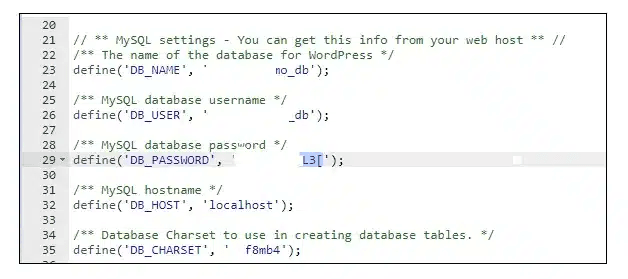 kết nối database với source code