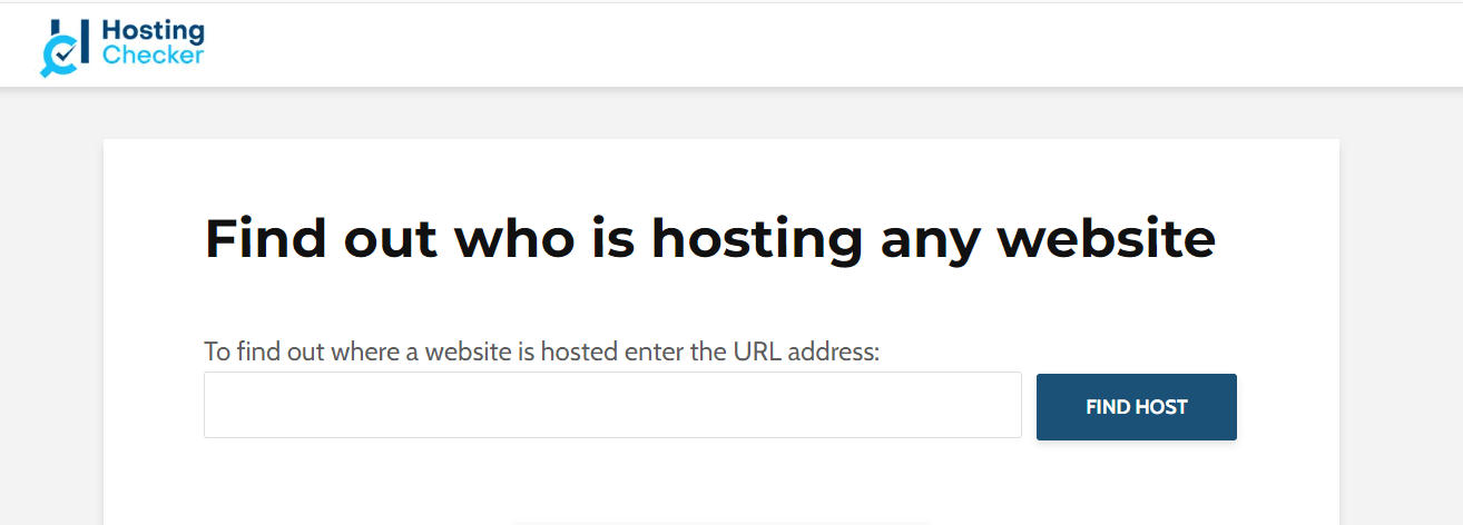 sử dụng công cụ hostingcheckercom