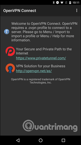 sử dụng openvpn