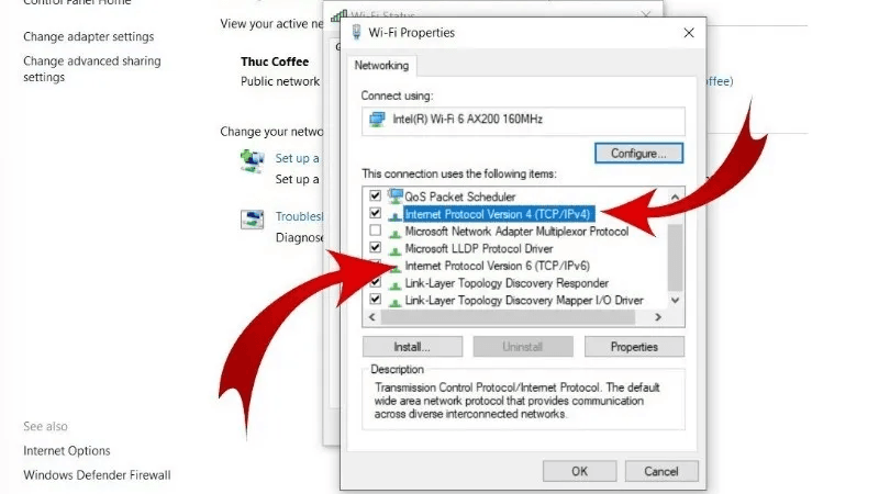 thay đổi dns 8888 trên windows 10 4
