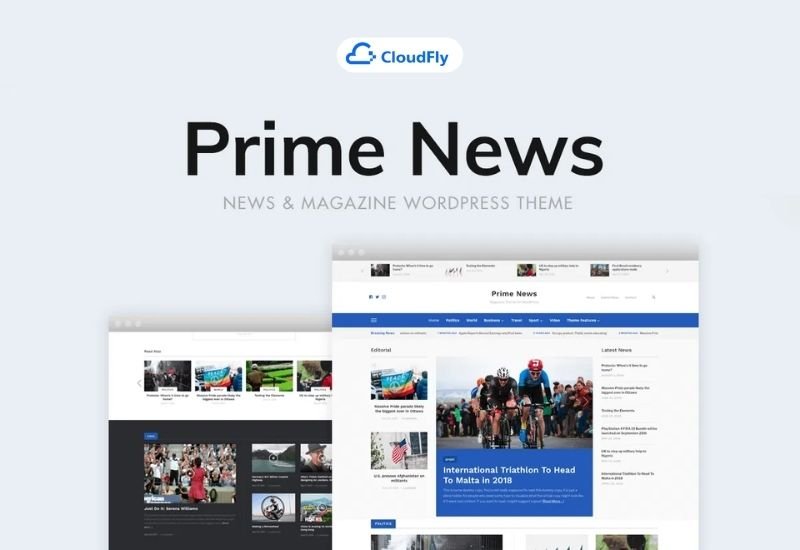 theme wordpress responsive prime news