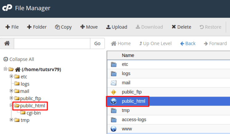 up web lên host qua cpanel file manager 2