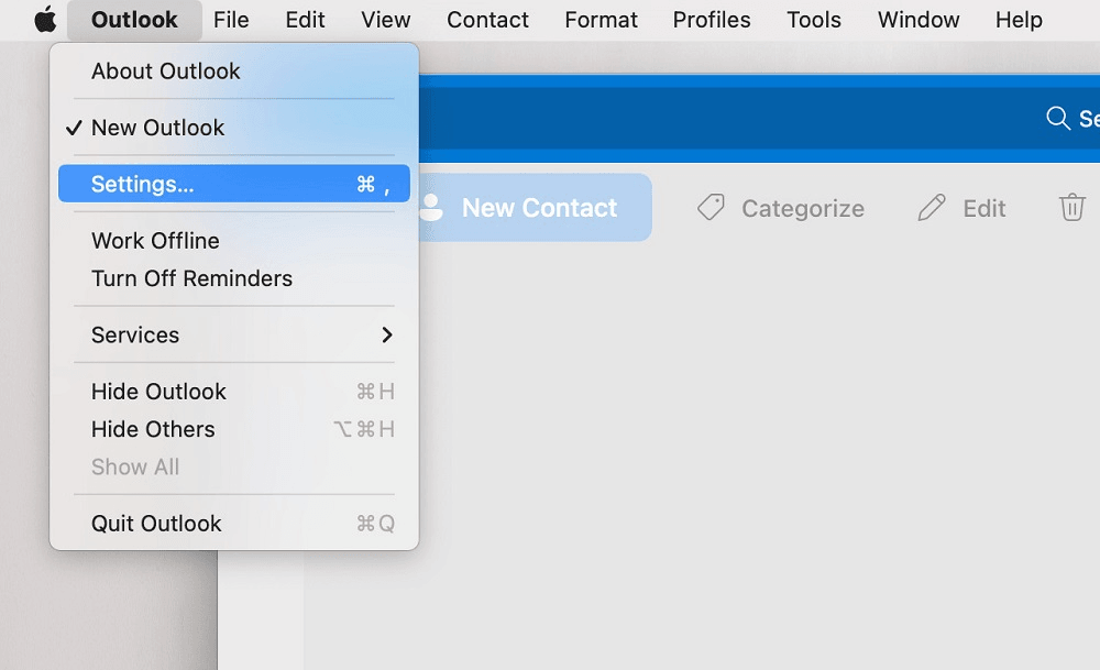 cách cài email theo tên miền trên outlook ở hệ điều hành macos 1