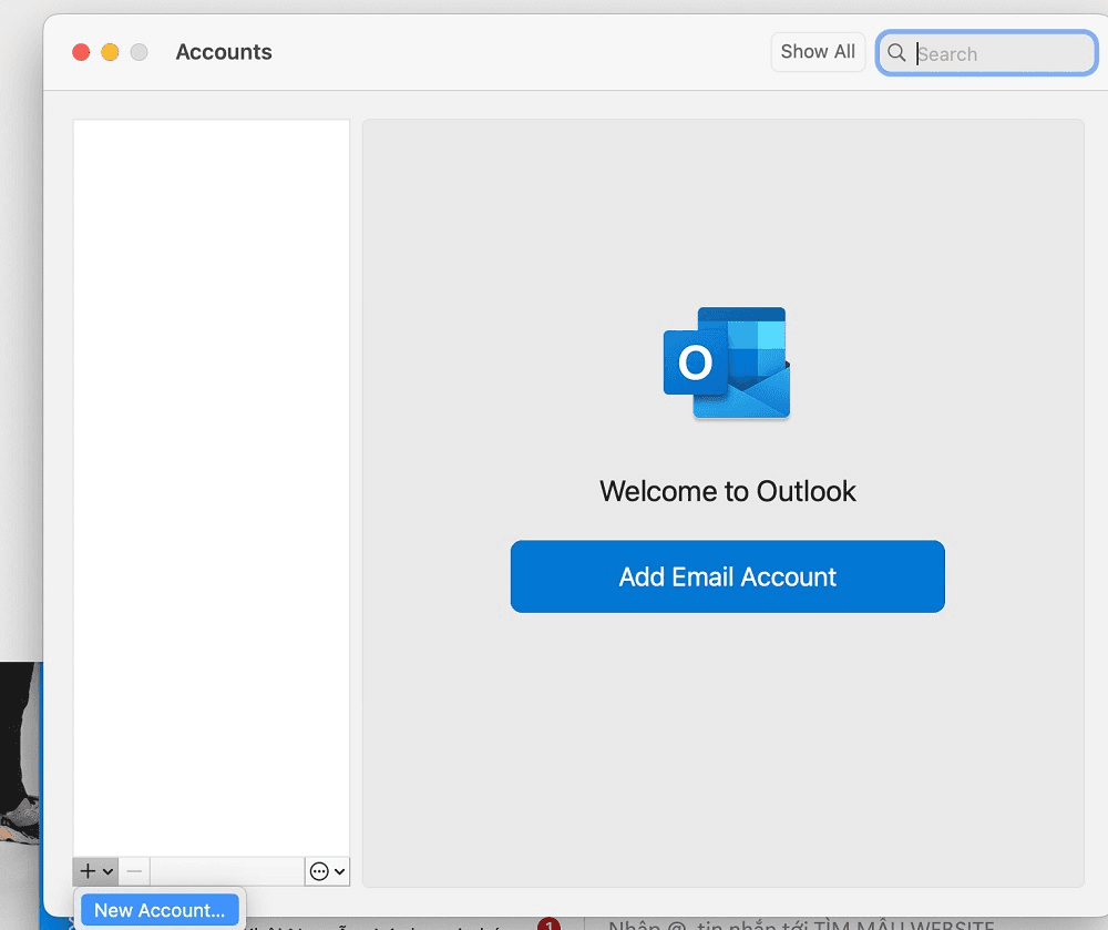 cách cài email theo tên miền trên outlook ở hệ điều hành macos 3
