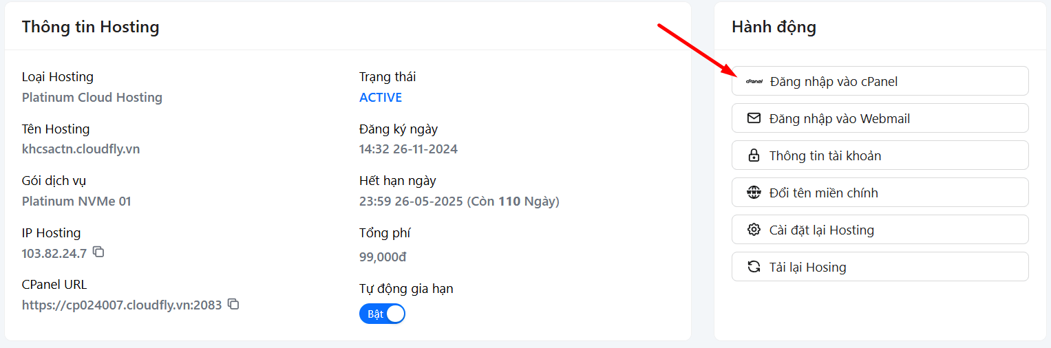 cách chỉnh sửa file htaccess thông qua file manager trong cpanel 1