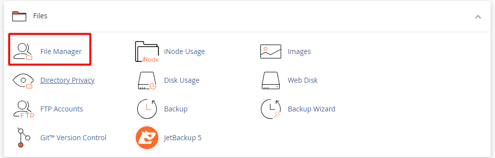 cách chỉnh sửa file htaccess thông qua file manager trong cpanel 2