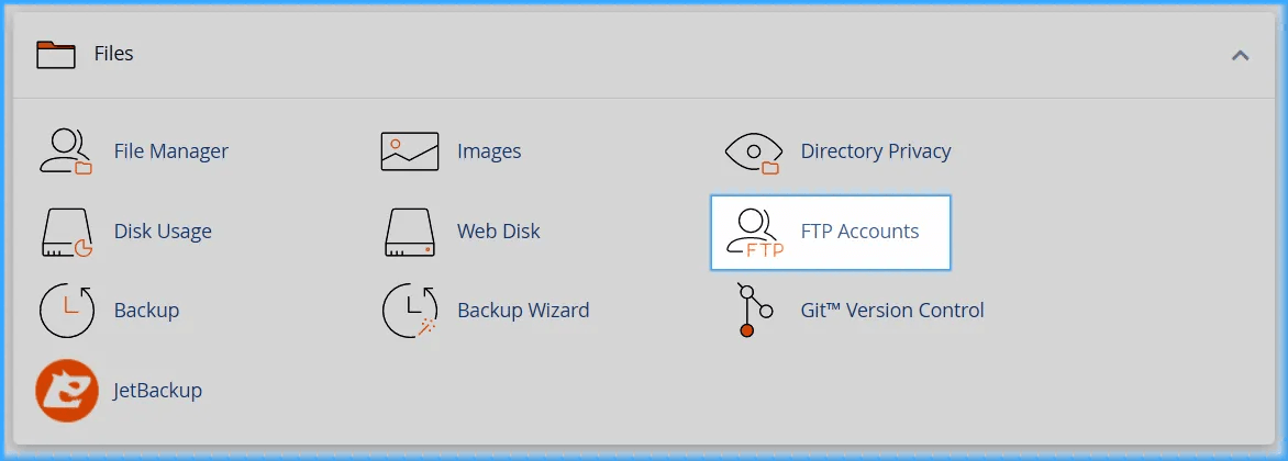 cách sử dụng cpanel với giao diện jupiter 18