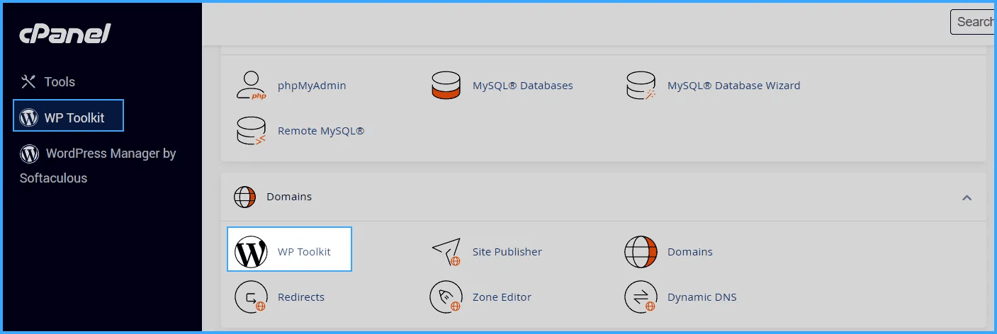 cách sử dụng cpanel với giao diện jupiter 20
