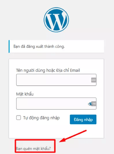 cách sửa lỗi không tìm thấy trang login wordpress sau khi chuyển hosting 3