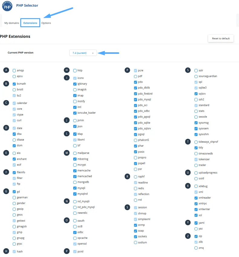 hướng dẫn bật php extension trên hosting cpanel 4