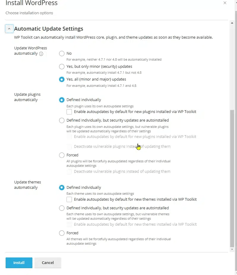 hướng dẫn cách sử dụng wordpress toolkit trên hosting cpanel 6