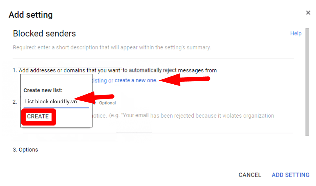 hướng dẫn chặn email domain từ bên ngoài trong google workspace 6