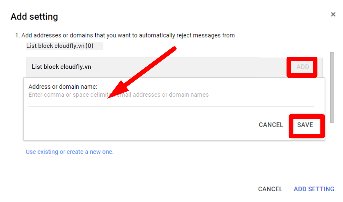 hướng dẫn chặn email domain từ bên ngoài trong google workspace 8