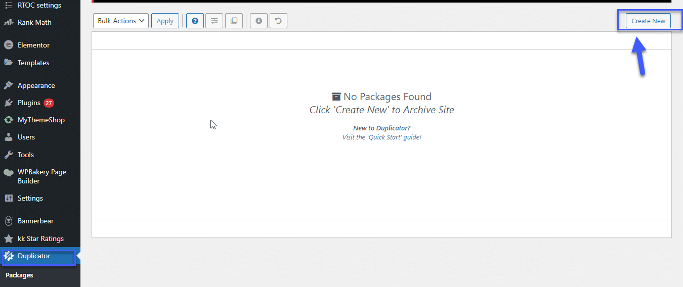 hướng dẫn chuyển dữ liệu bằng duplicator wordpress migration plugin 3