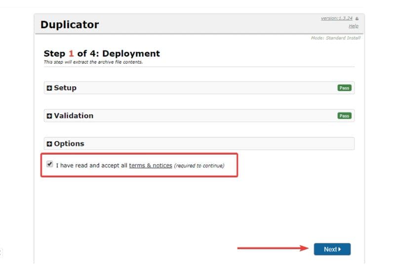 hướng dẫn chuyển dữ liệu bằng duplicator wordpress migration plugin 7