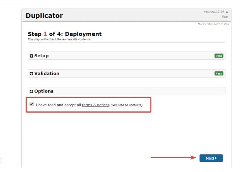 hướng dẫn chuyển dữ liệu bằng duplicator wordpress migration plugin 7
