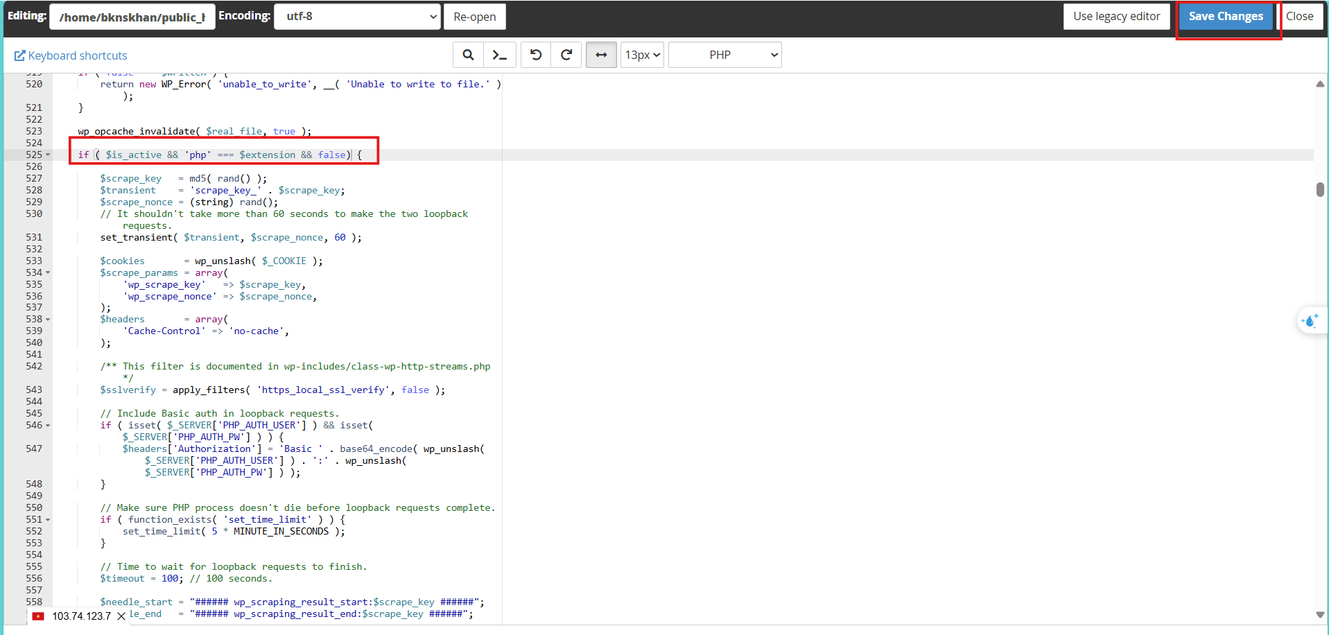 hướng dẫn khắc phục lỗi không thể truy cập code php trên wordpress 5