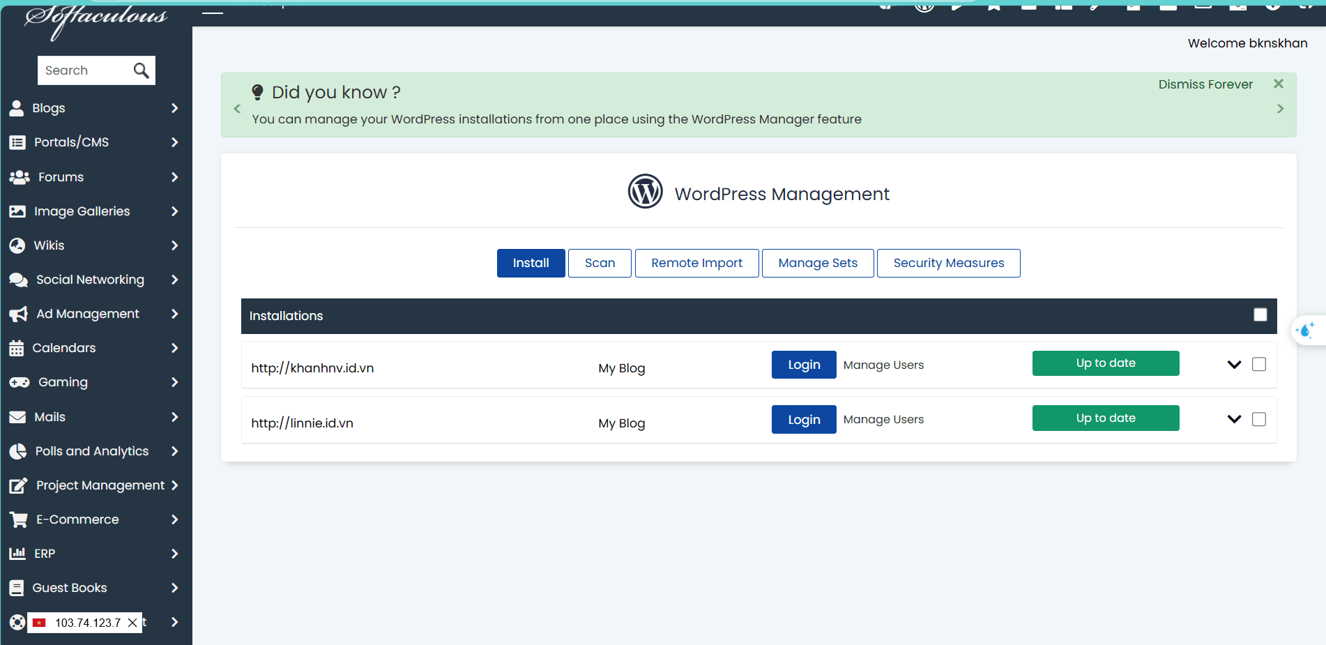 hướng dẫn nhân bản website wordpress sử dụng softaculous trên cpanel 2
