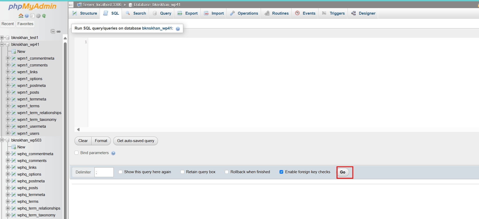 hướng dẫn quản lý cơ sở dữ liệu website wordpress với phpmyadmin 12