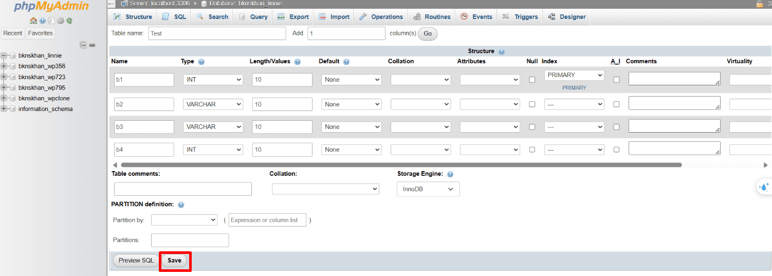 hướng dẫn quản lý cơ sở dữ liệu website wordpress với phpmyadmin 6
