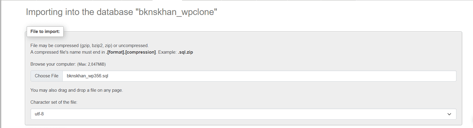hướng dẫn quản lý cơ sở dữ liệu website wordpress với phpmyadmin 9